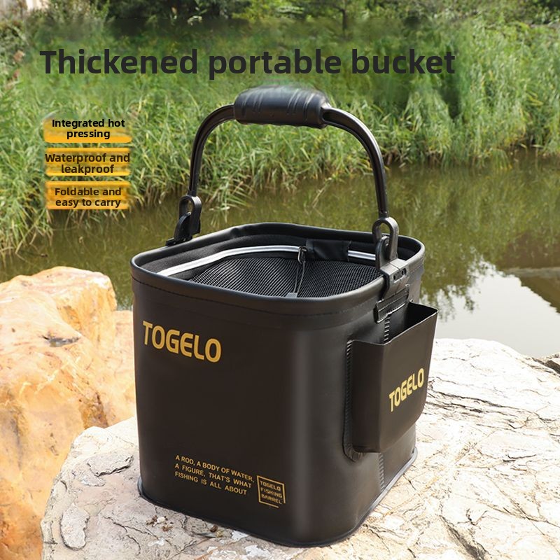 Fishing Equipment Usa - Fish bucket New folding fishing bucket