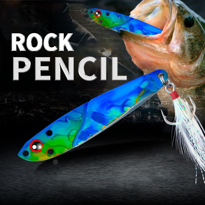 Jig Head Lure - 1PC Metal Jig 3D Fish Bait