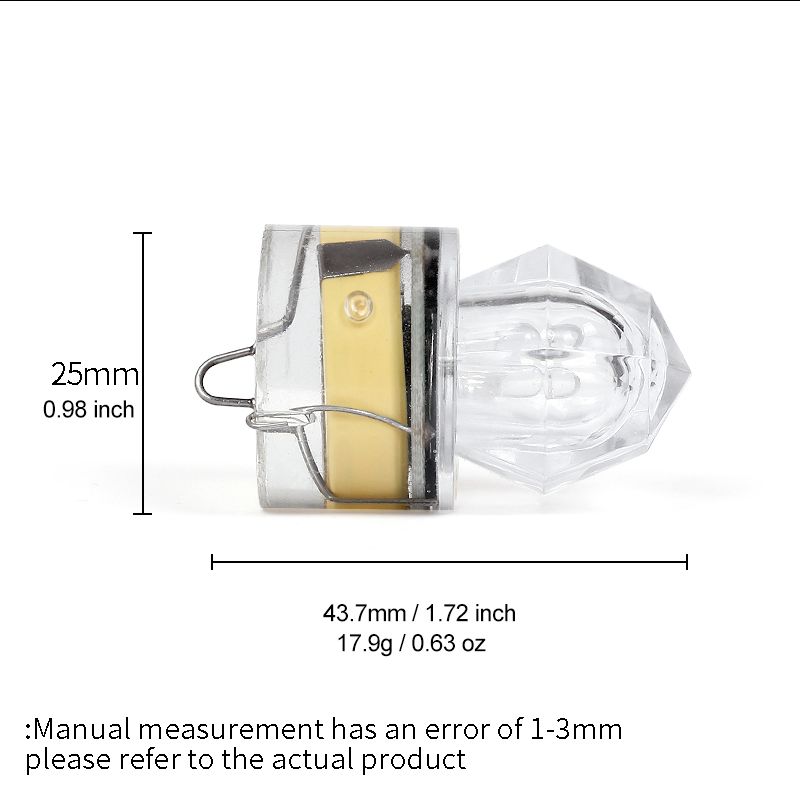 10 Pieces/Pack LED Deep-Sea Lu - Fishing Equipment English recension och pris