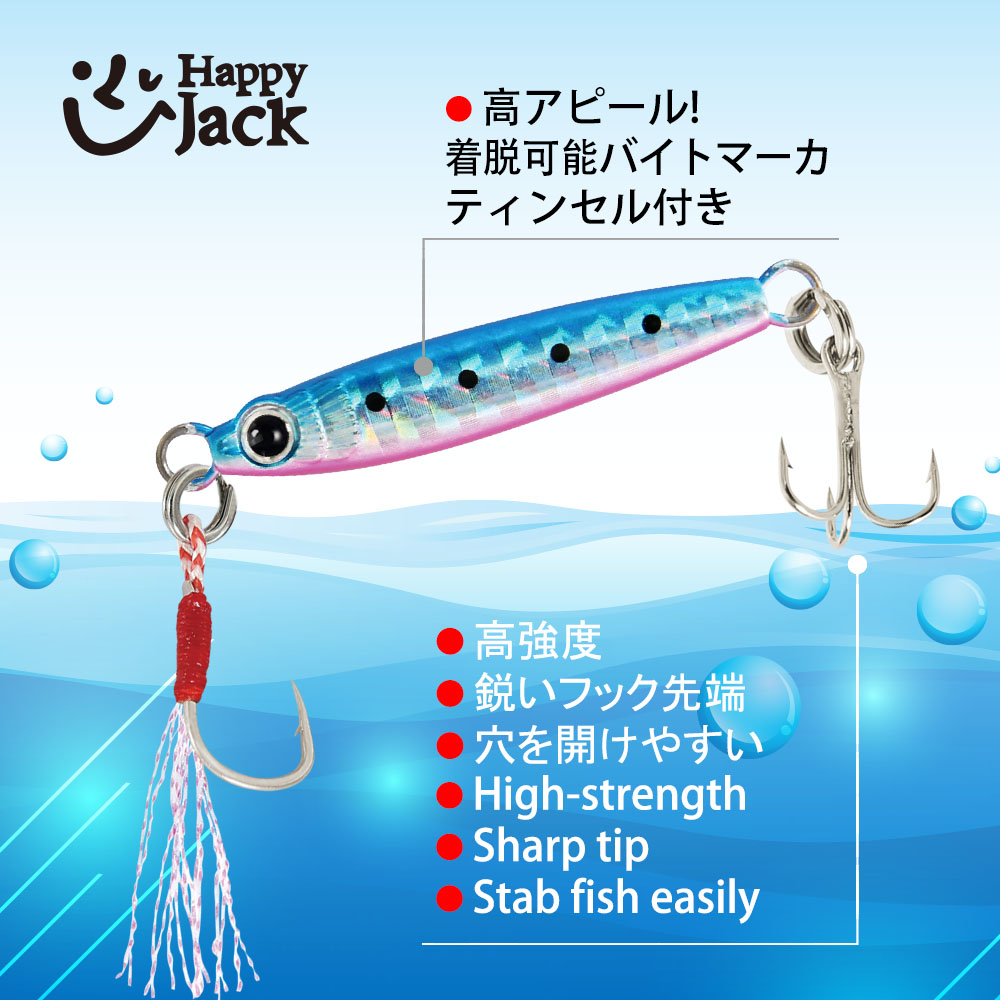 HappyJack New Micro Metal Jig  - Jig Head Lure recension och pris