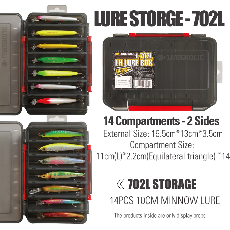 LUREHOLIC Lure Box FishingTack - Jig Head Lure recension och pris