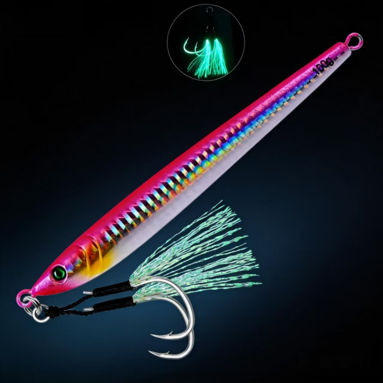 Cast Metal Jig Fishing Lure 5P - Jig Head Lure recension och pris