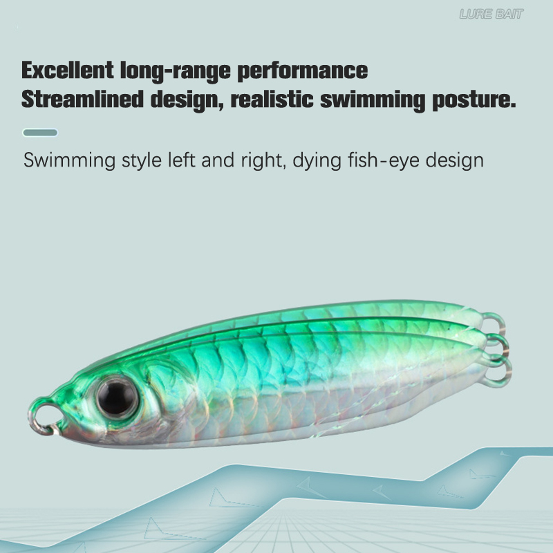 Micro Metal Jig 7g 10g 15g 20g - Jig Head Lure recension och pris