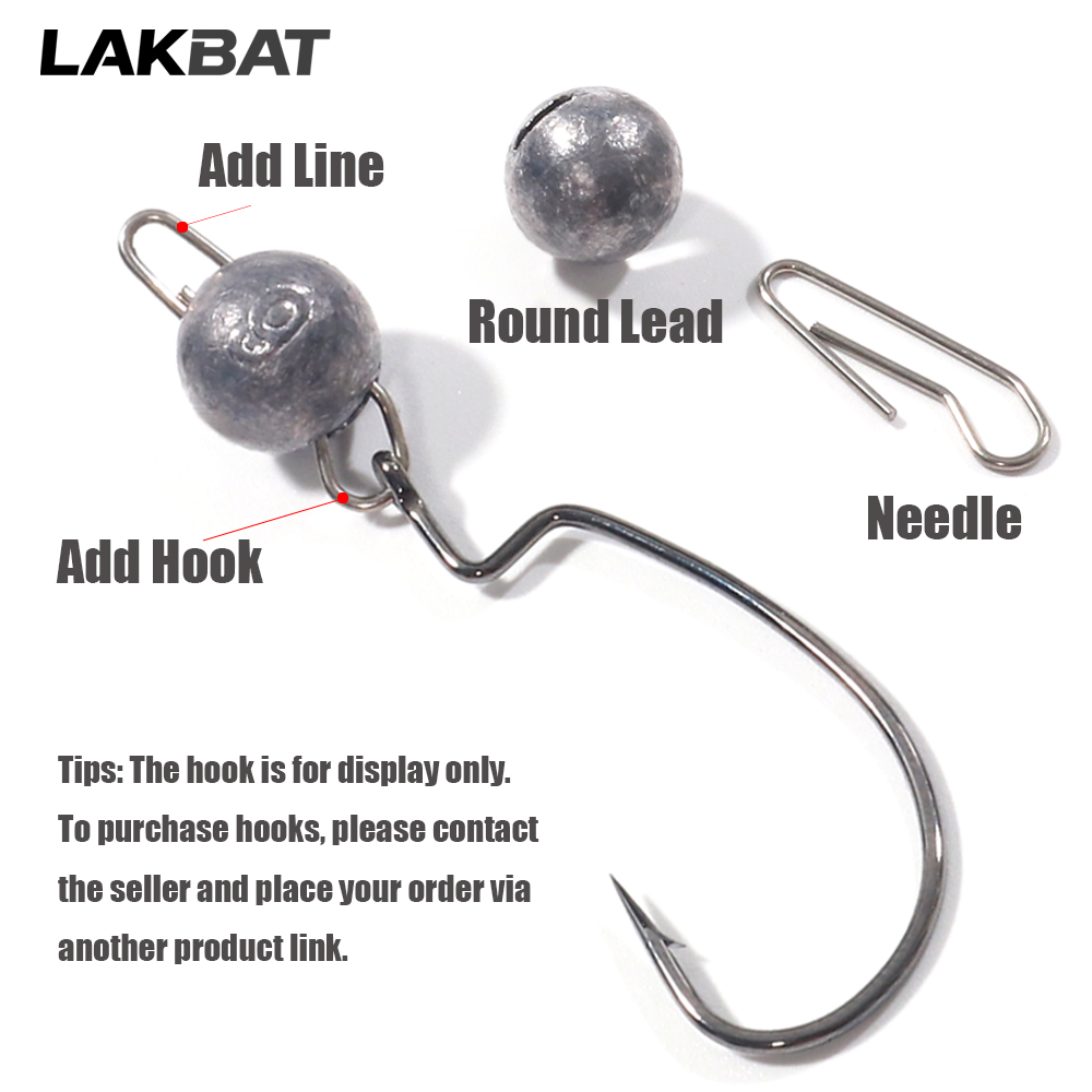 LAKBAT Fishing Weight Sinker J - Jig Head Lure recension och pris