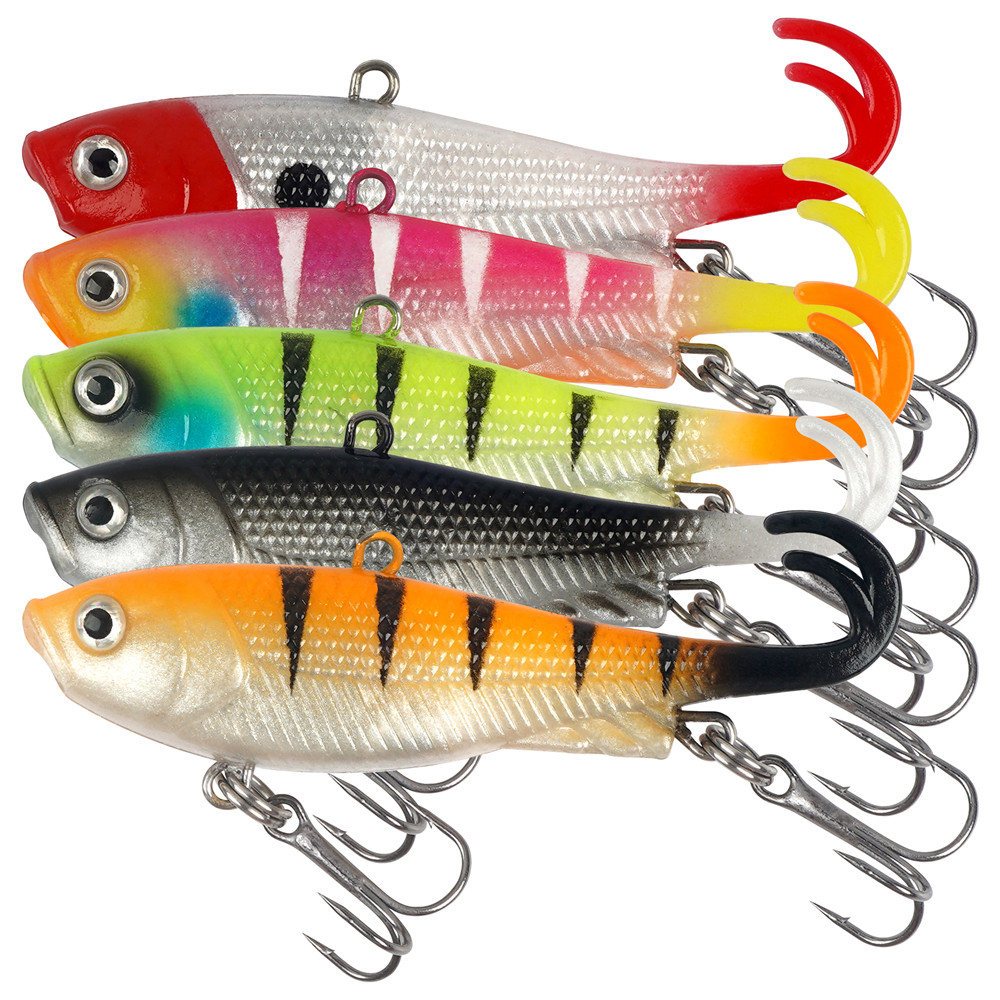 5Pcs Pre-Rigged Jig Head Wobbl - Jig Head Lure recension och pris