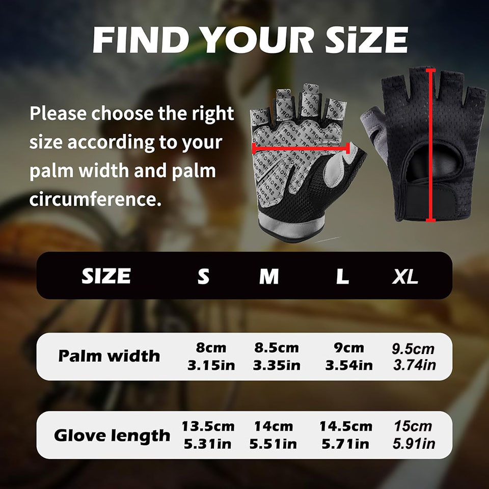 GTUBIKE Sports Half Finger Glo - Fishing Equipment In China recension och pris