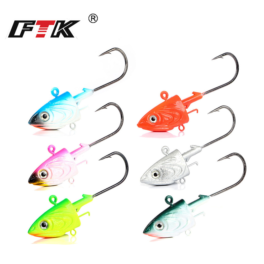 FTK 2PCS Jig Head Fishing Hook - Jig Head Lure recension och pris