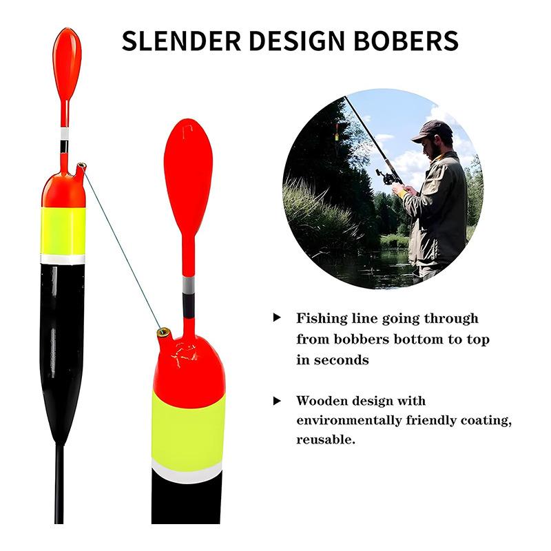 〔ODS13〕Premium Balsa Wood Slip - Fishing Bobber Float recension och pris