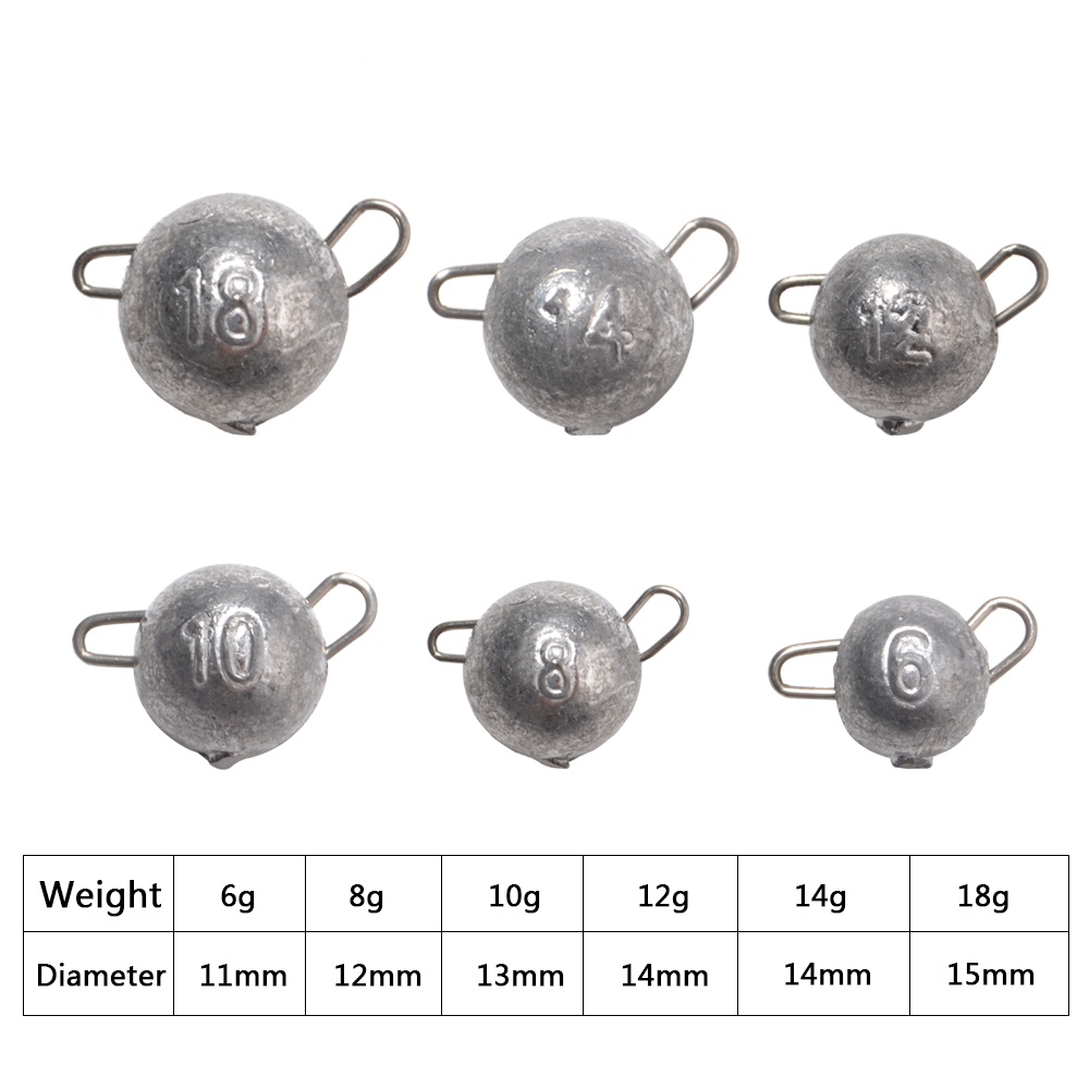 FTK 5pcs Supercontinent Sinker - Jig Head Lure recension och pris