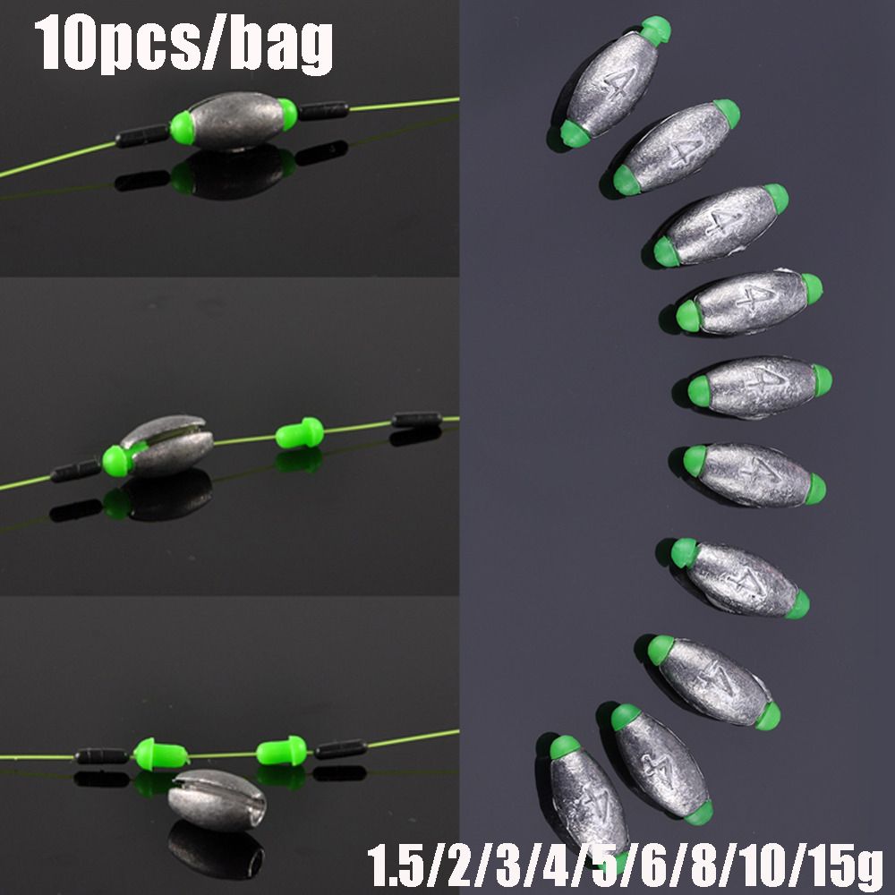 10Pcs Lead Weight Fishing Lead - Fishing Equipment Clearance recension och pris