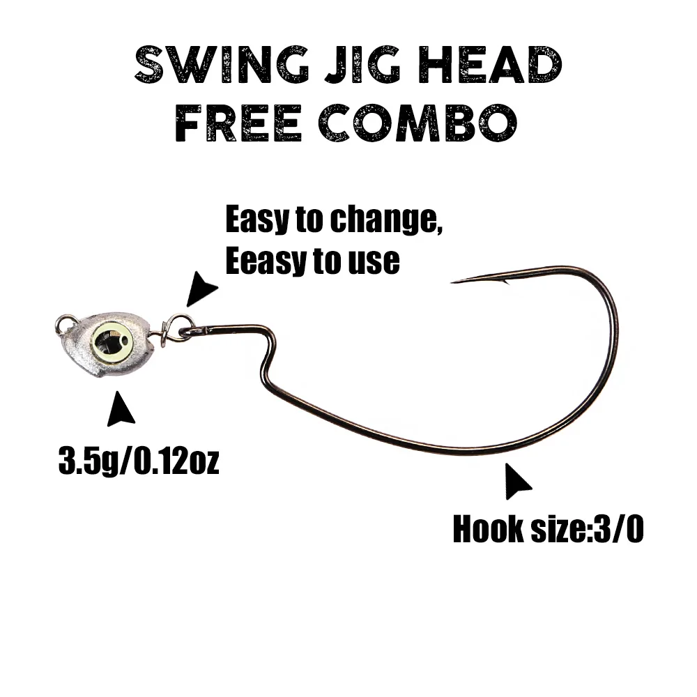 B&U Swing Jig Head Cheburashka - Jig Head Lure recension och pris
